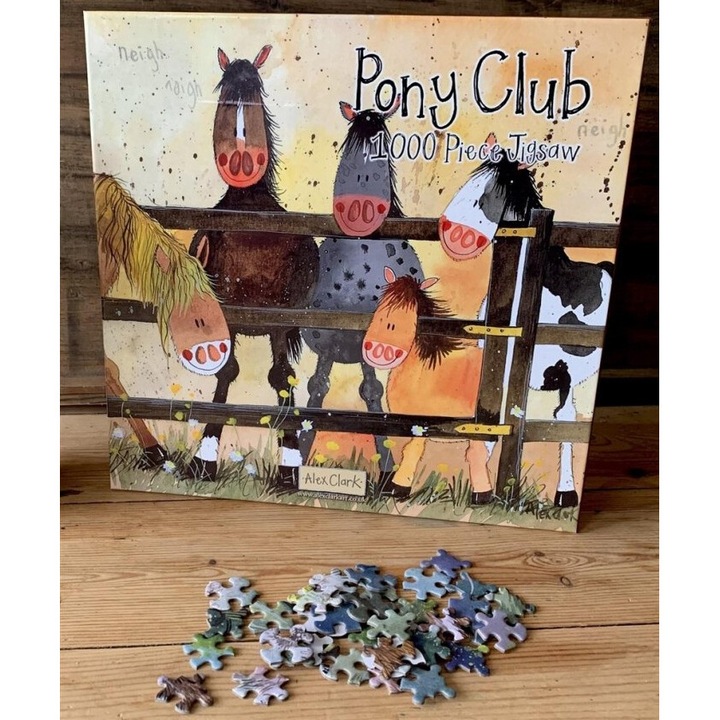 Alex Clark Horses puzzle, 1000 darab, 61x61 cm, 12 év felett