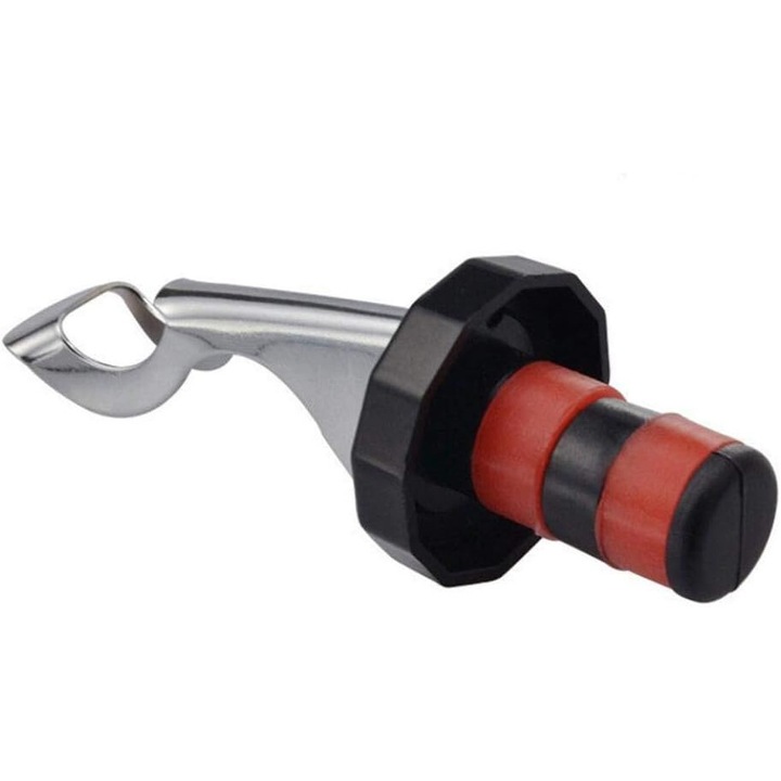 Set de 4 dopuri de sticla din silicon, AMRINUGL, reutilizabile, sigilare etansa, mentin prospetimea