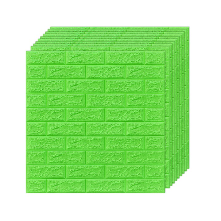 HERUSI 3D öntapadós tapéta, vízálló, fehér, 4x35x38.5cm