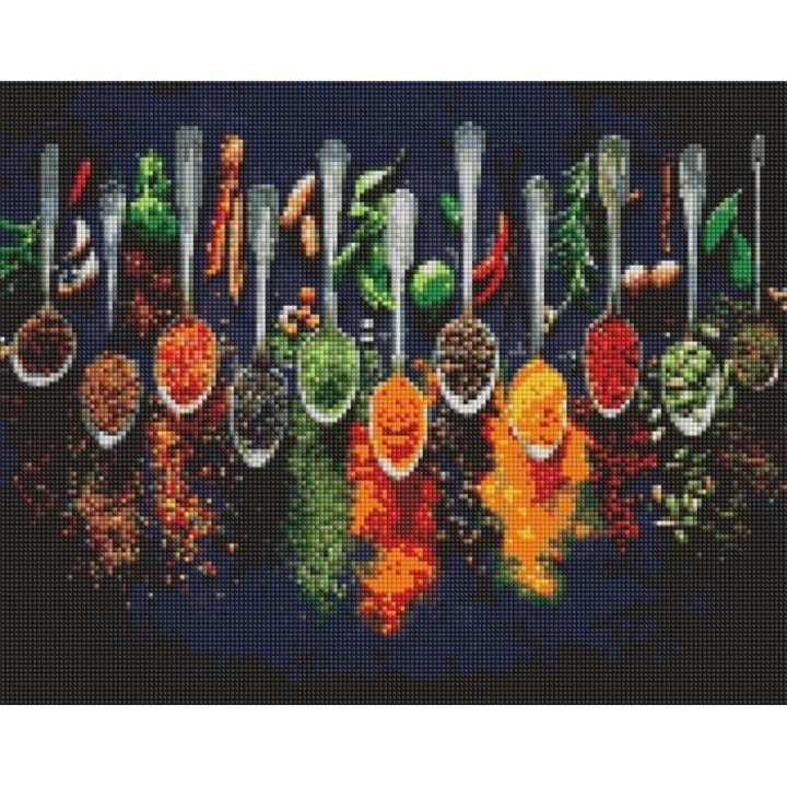 Set mozaica diamantata Ideyka, 40x50cm, Multicolor