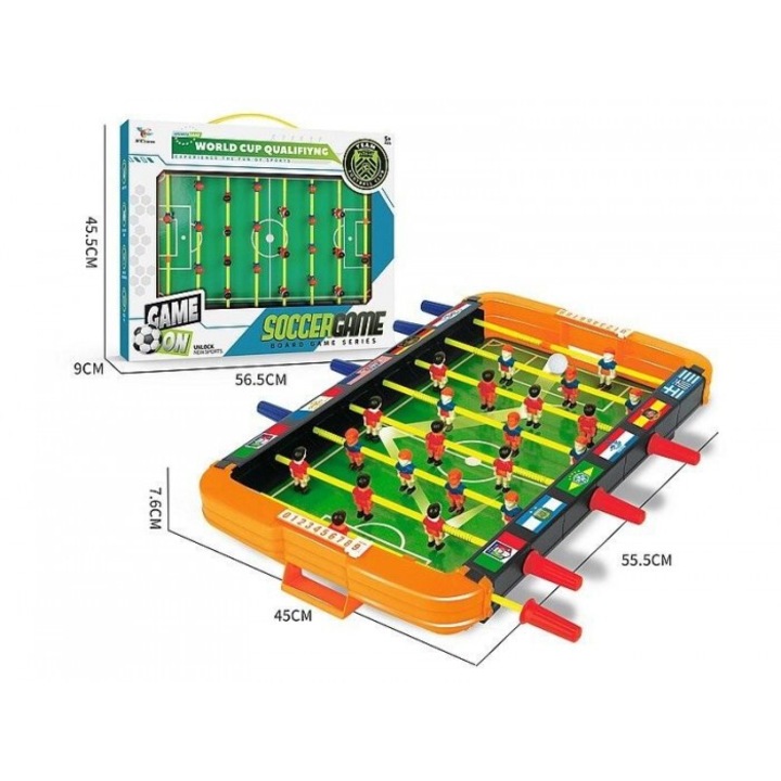 Asztali foci, ADAR, 55.5x45x8cm, többszínű, 5+