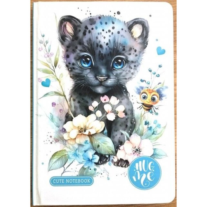 A5 Fresh Gepárd füzet, 64 vonalas lap, 215x165 mm