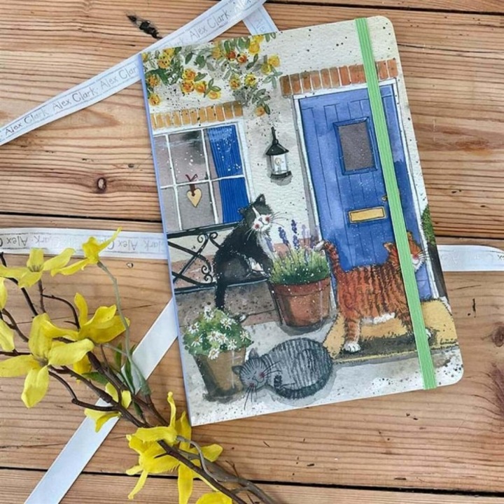 Notebook A5, Alex Clark, 96 pagini liniate, 215x162 mm