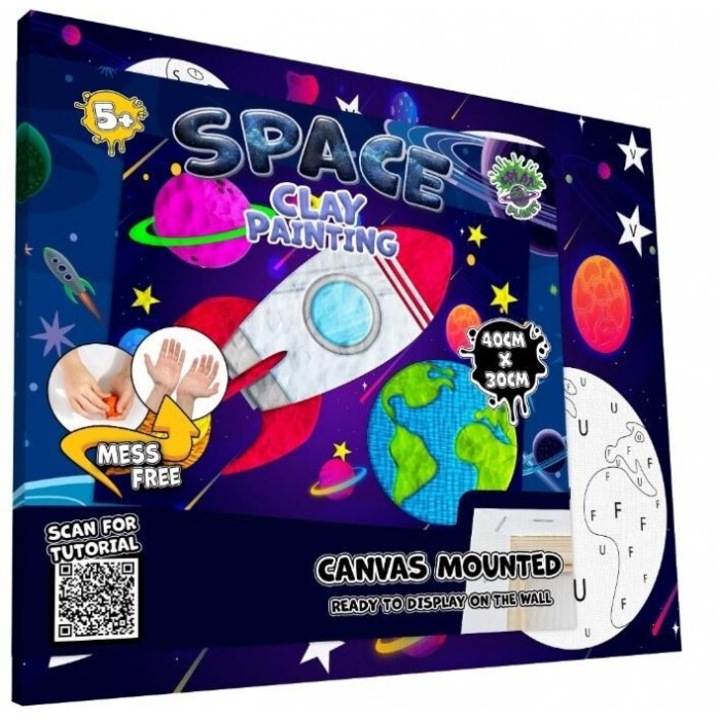 Set de modelaj plastilina Splat Planet, Kosmos, 410x302mm, +5 ani