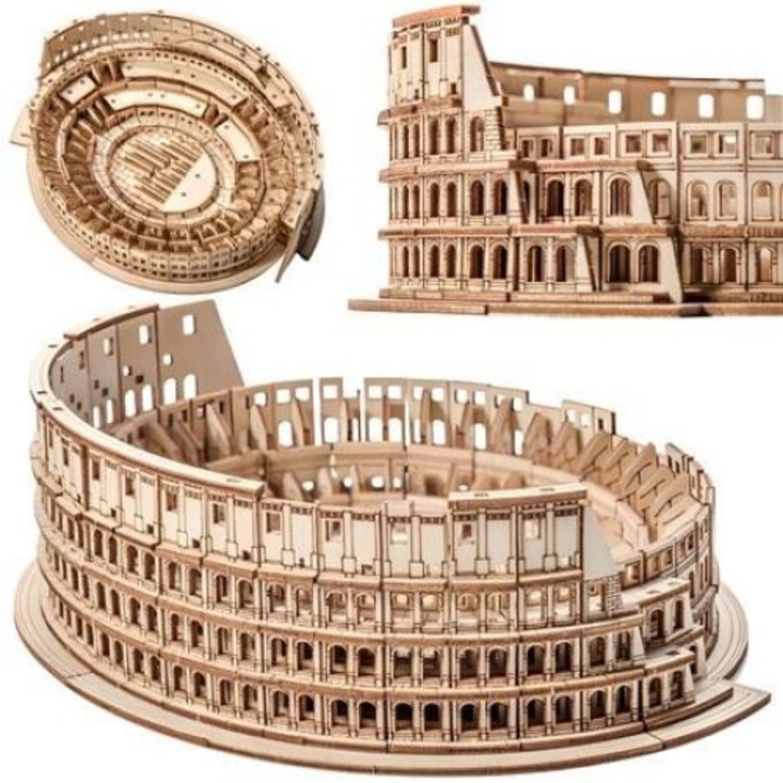 3D fa puzzle Little Story, Colosseum, oktatási, 236x159 mm