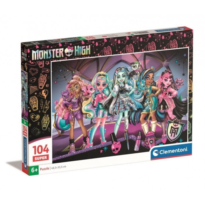 Пъзел Clementoni Monster High, 104 части