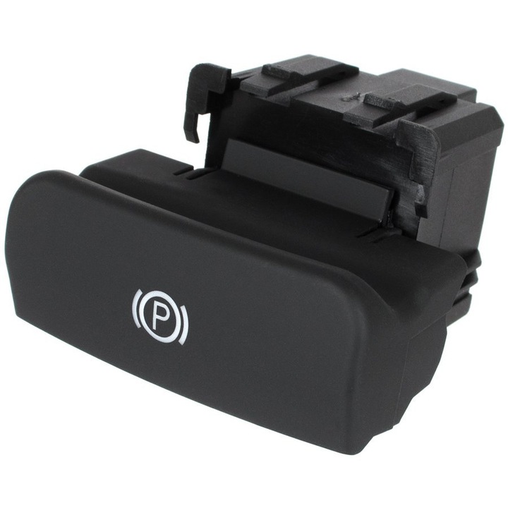 Buton frana de mana, MODECAR, 7 pini, negru mat, pentru Citroen C4 II, Grand Picasso I, Picasso I, DS4, Peugeot 3008, 5008