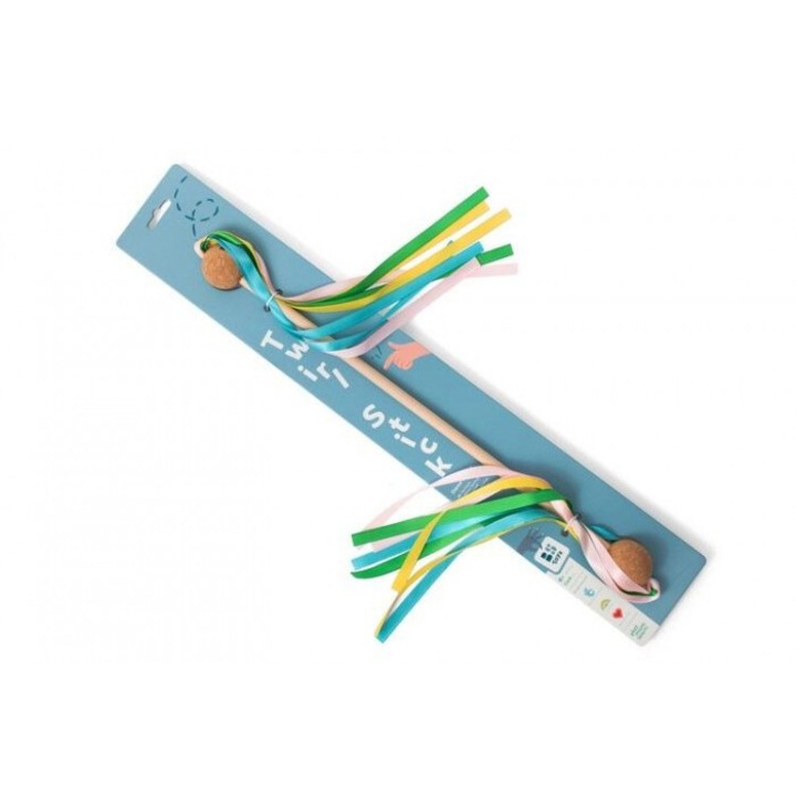 Пръчка за мажоретки BS Toys, с цветни панделки, 560x208 мм, +6 години