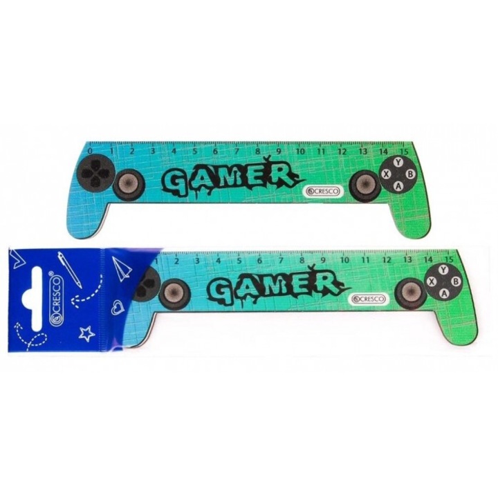 Rigla Cresco, lemn, cu grafica, 60x231mm