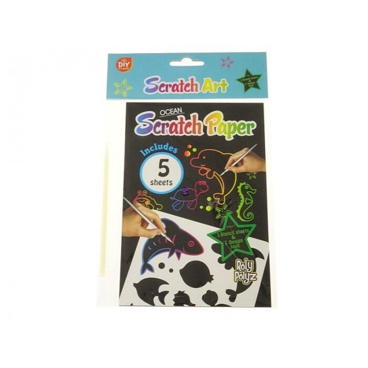 Set de colorat Adar, 5 pagini, 248x158mm, blister