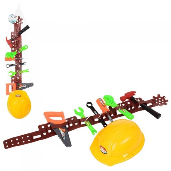 Set de scule MAKSIK SY1A-3, pentru copii, 3+, 20x2x73cm