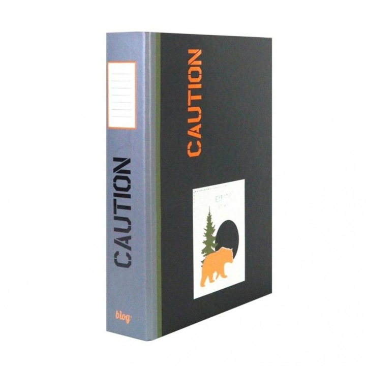 Biblioraft A4, Bee-bee Traveller, 2 inele, multicolor, 32x27x5cm