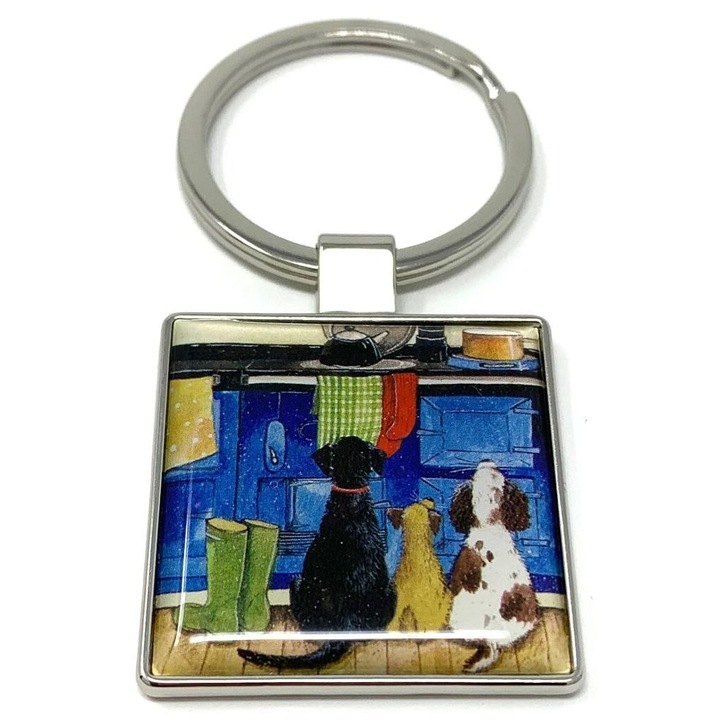 Ключодържател Alex Clark, метален, 61x97 мм