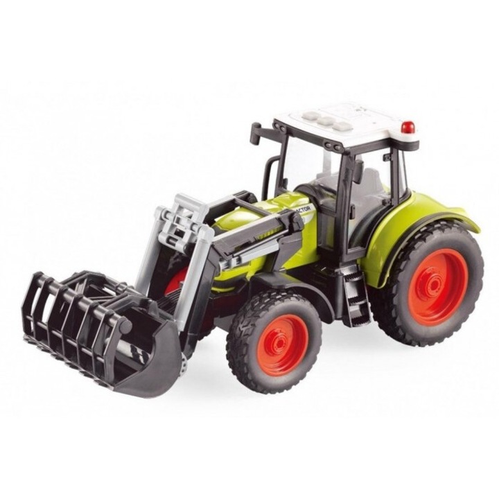 Tractor de jucarie Lena cu lumini si sunete, movabil, 291x124 mm, 3+