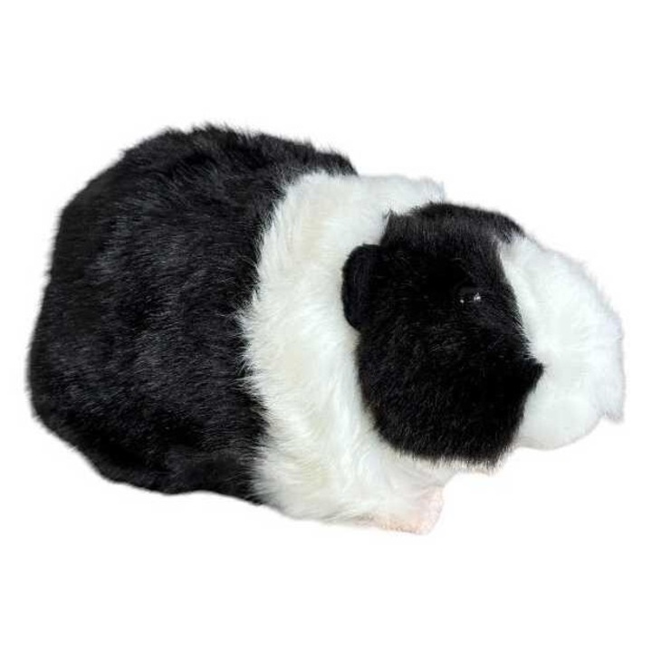Plüss játék, Dubi, fekete-fehér, 20cm