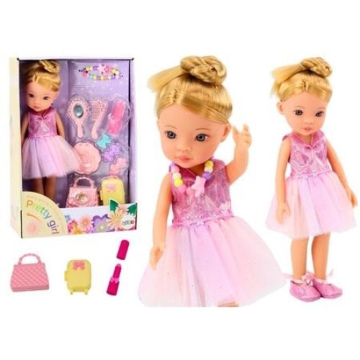 Кукла с аксесоари, LEANToys, 34 см, многоцветна