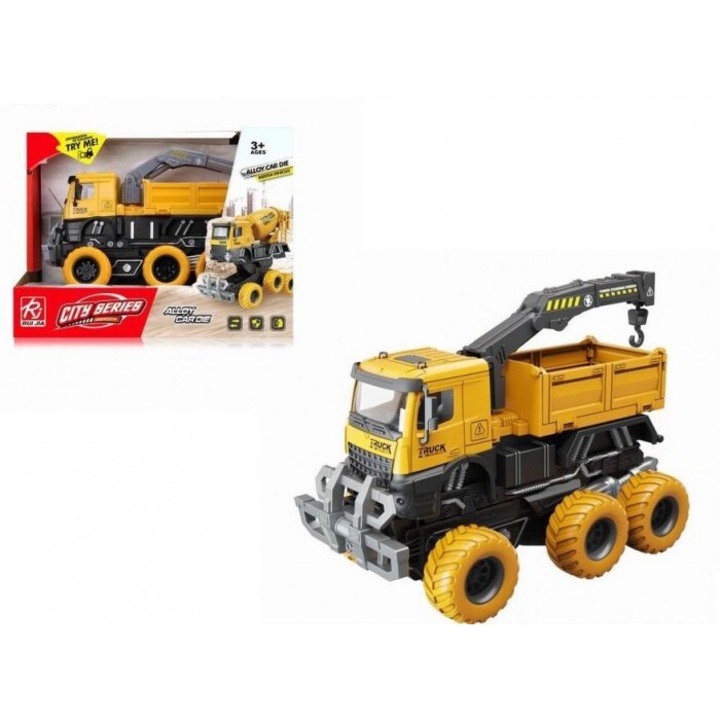 MAKSIK építőipari jármű játék, 3+, 230x124mm