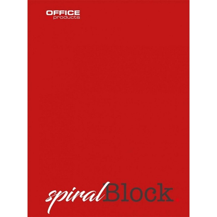 Set 5 Caiete A4/80 file liniate, Office, burgundy, 70 g/m², 302x251 mm