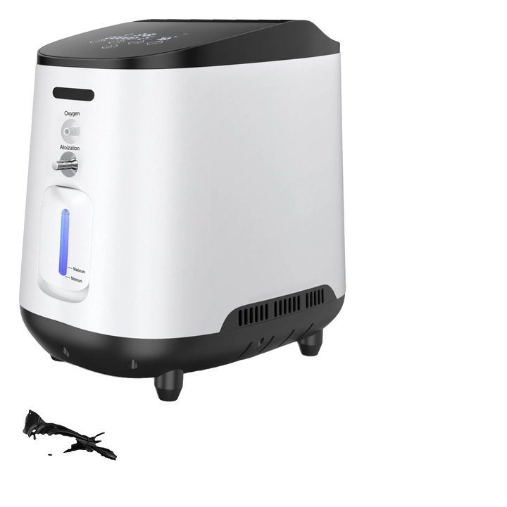 Concentrator de oxigen JY-105W, debit ajustabil 1-7L/min, zgomot redus, 305x180x300mm, priza EU