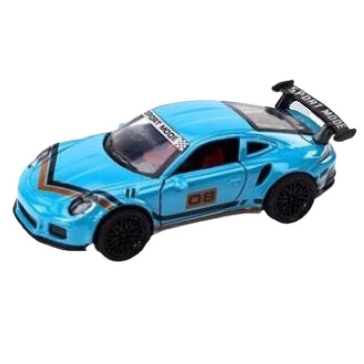 Leantoys sportkocsi, méretarány 1:32, légterelő, 12x7,3 cm