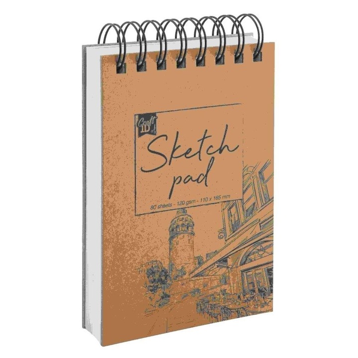Caiet de schite, Icom, 80 de Pagini, 11x16.5cm, 120g/m2