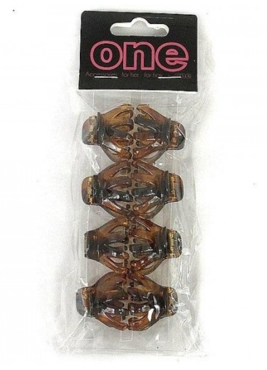 Комплект от 8 фиби за коса Adar, 3x2.5см, блистер