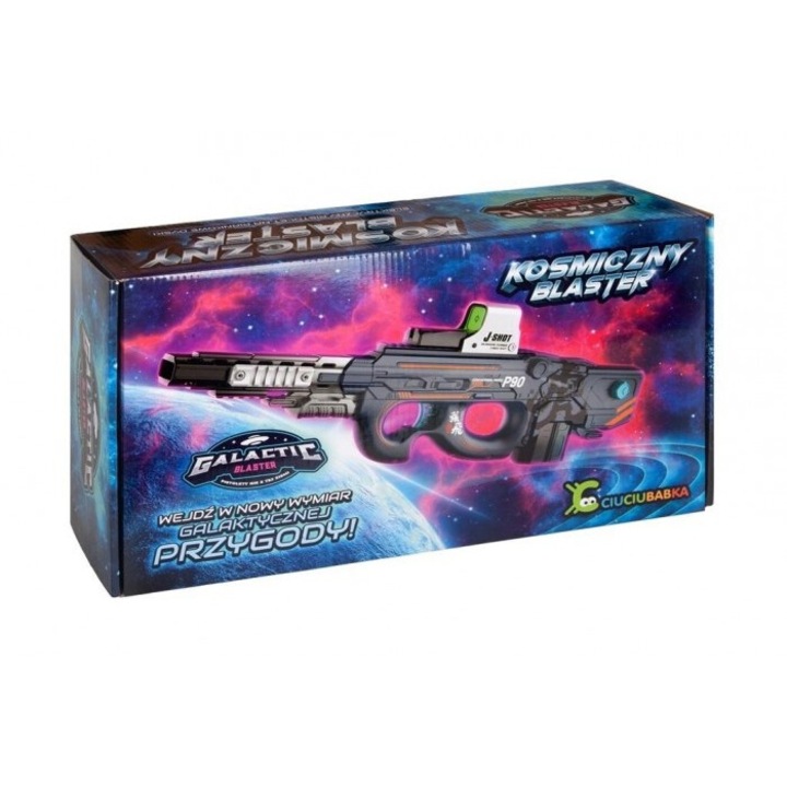 Ciuciubabka Galactic Blasters katonai játékszett, akkumulátorral és védőszemüveggel, 438x252 mm
