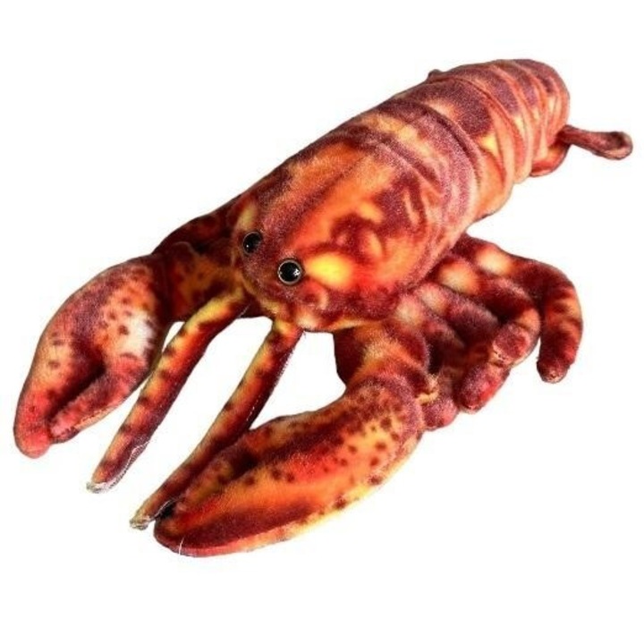 Jucarie de plus Homar Dubi, 28cm, rosu
