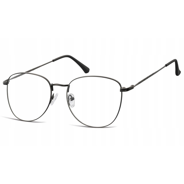 Ochelari de vedere Sunoptic, model 924I, unisex, negru mat, 55x19x145mm, set 3 piese