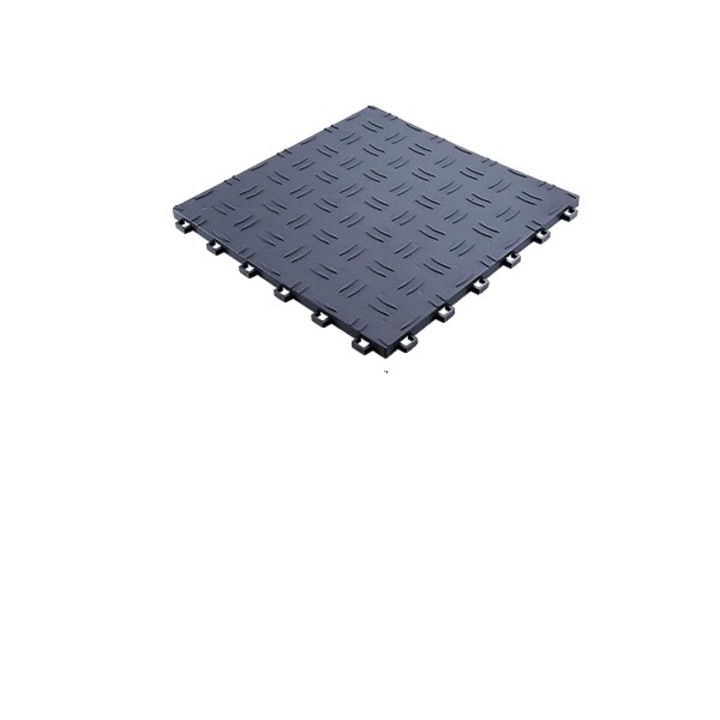 Placi interconectabile pentru garaj, Polipropilena, Gri grafit