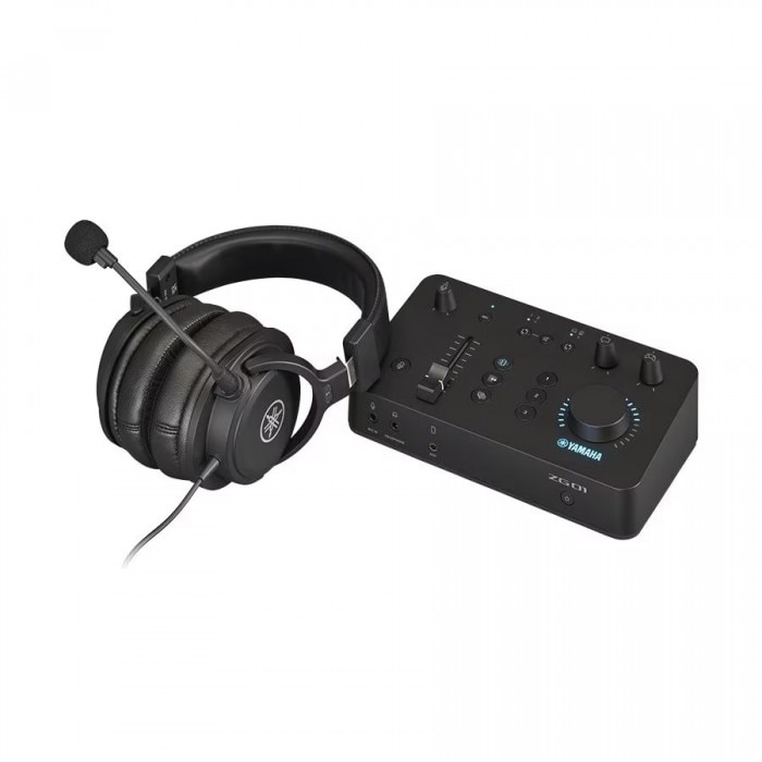 Set Interfata Audio USB Yamaha ZG01, 24 bit, 2 canale, negru