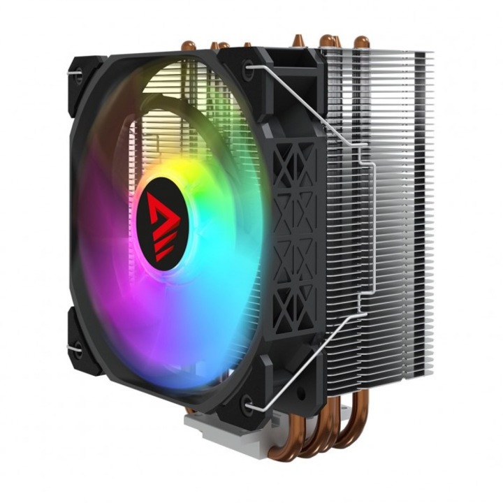 Cooler procesor Savio Vortex X2 ARGB, negru
