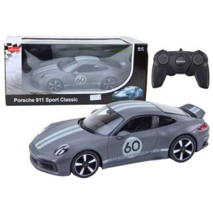 Masinuta RC Porsche 911 Sport Classic, LEANToys, 1:16, 28x15x9cm