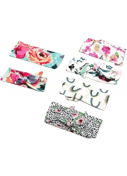 2 db Adar hajpánt szett, textil anyag, 23x10cm és 18x7cm