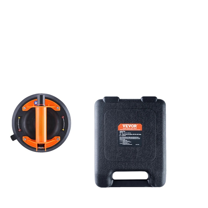 Vákuum tapadókorong, 100 kg teherbírás, ABS fogantyú, 2 darabos készlet