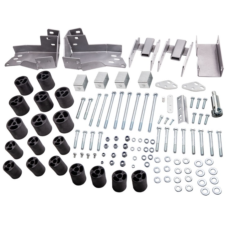 Kit Ridicare Suspensie 3", Compatibil Chevy Silverado 1500/GMC Sierra 1500 2007-2013, Anticoroziv