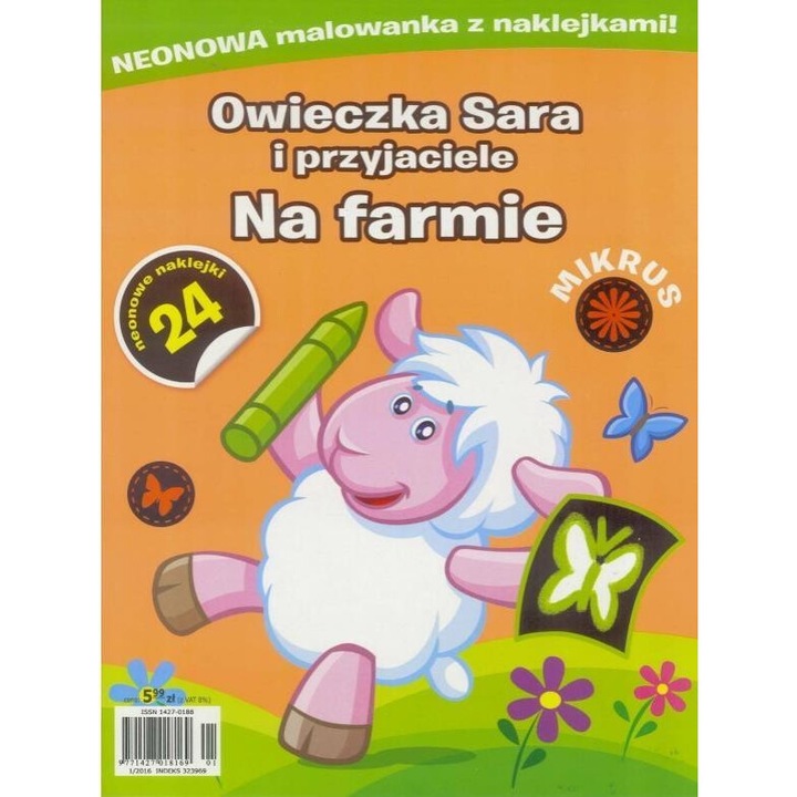 Mikrus. Owieczka Sara i przyjaciele. Na farmie, praca zbiorowa, 2016