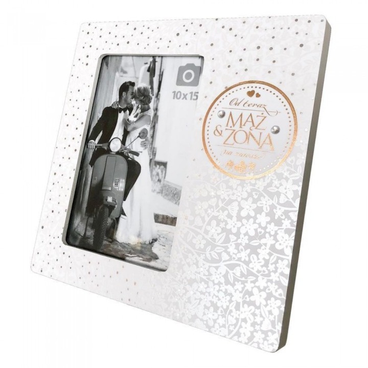 Rama foto Kukartka Moments, 19x19cm, imitatie lemn, stil scandinav