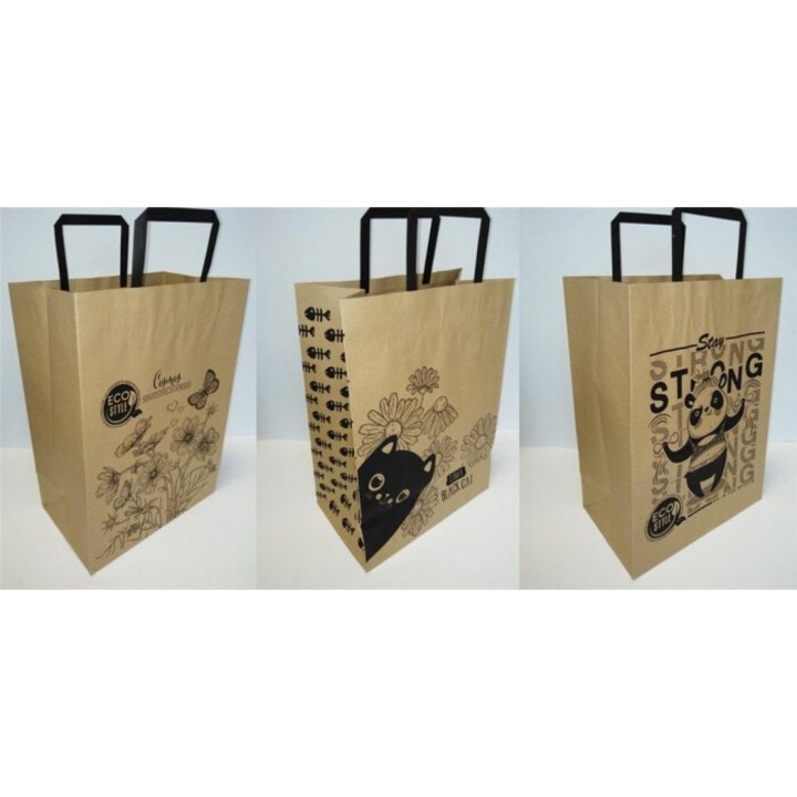 Punga cadou ecologica Fresh, mix modele, 251x438mm