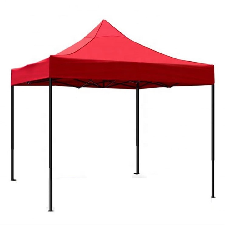 Градинска шатра 3х3 Tent Pro тип хармоника, червена