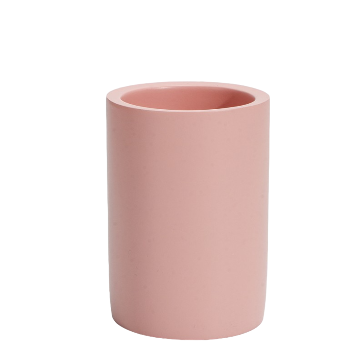 Fürdőbögre Inter Ceramic Rose ICCA 55658 PINK, szabadon álló, polirezin, 10,1x7 cm, matt, rózsaszín