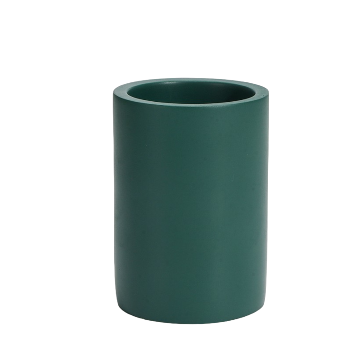 Fürdőbögre Inter Ceramic Emerald ICCA 55658 DG, szabadon álló, polirezin, 10,1x7 cm, matt, smaragd