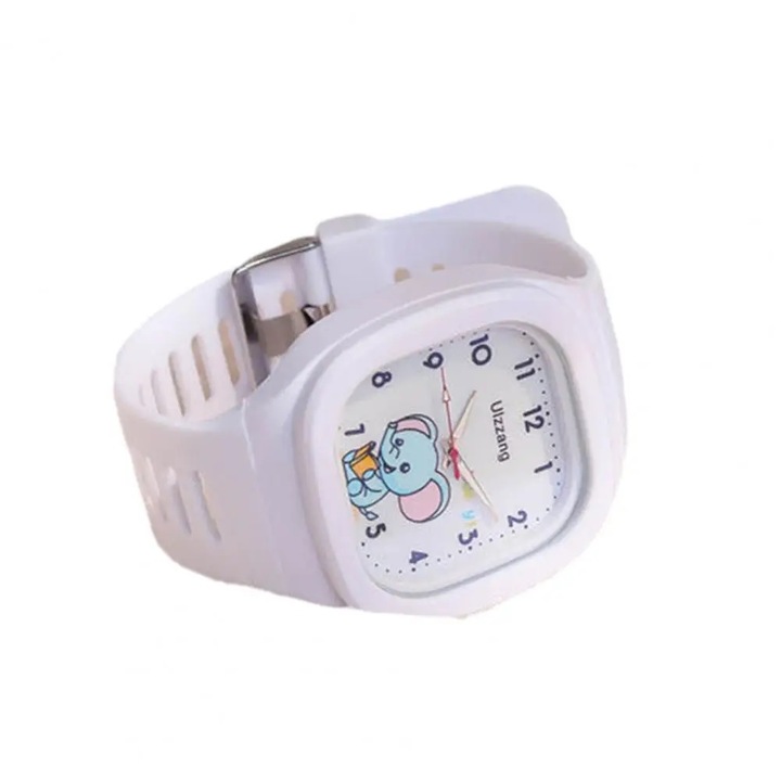 Ceas pentru copii Elsee PRO 10, Curea din silicon, Alb