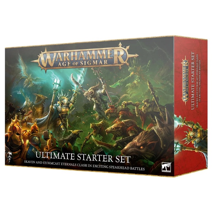 Настолна Игра Warhammer, Age of Sigmar, Най-добрият стартов комплект, 12 години, Многоцветен