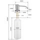Dozator Incorporabil, Zggzerg, Pentru chiuveta, sapun, detergent lichid, 350ml, Anti rugina, Rezistenta la coroziune, Rotatie la 360°, Usor de instalat si curatat, Otel inoxidabil/ABS/PE, 55 x 96 x 145mm, Argintiu