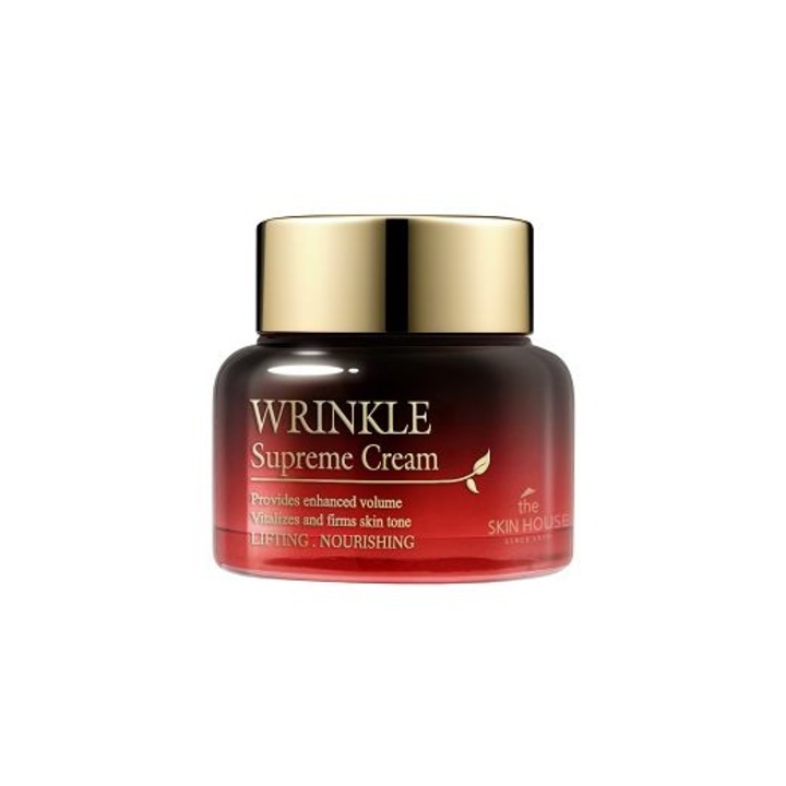 Crema de fata anti-imbatranire cu extracte de ginseng The Skin House Wrinkle Supreme Cream, 50 ml