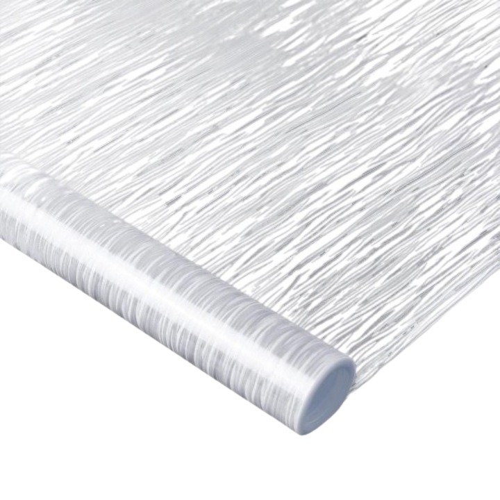 Autocolant decorativ pentru ferestre si usi sticla, 45x200 cm, PVC, Linii simple, Protectie UV