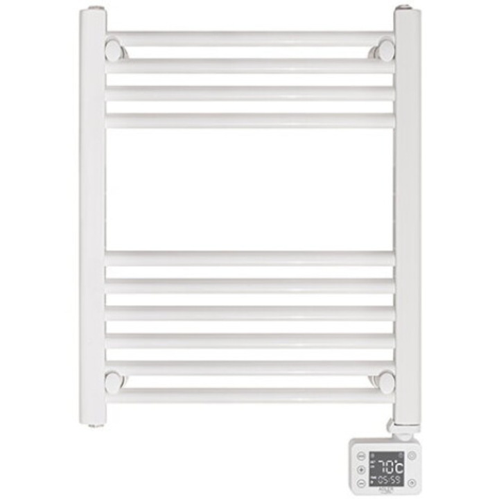Radiator Portprosop Electric, Adler, AD 7820, Putere 400W, Panou Tactil LED, Timer 24h, Protectie IP24, 2 Moduri Incalzire, Montare Pe Perete Fara Apa, Ideal Pentru Baie Si Uscat Prosoape, Control Temperatura 0-70°C, 50x5x70cm, Alb