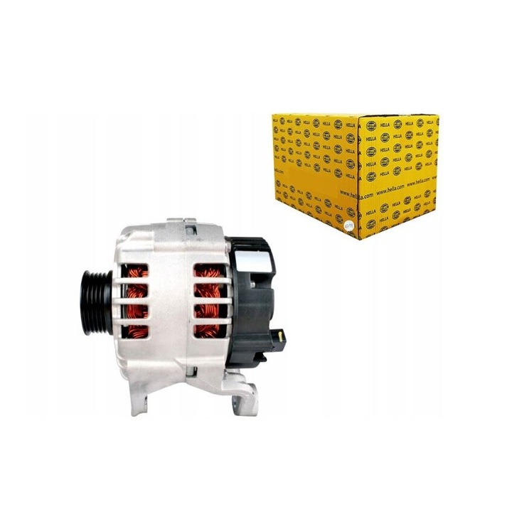 Generátor Hella 8EL 012 428-171, 14V 90A, kompatibilis Audi Skoda Volkswagen
