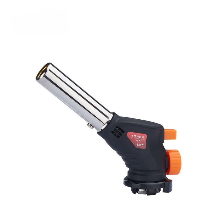 Пистолет за запояване, газ, горелка, 1300 градуса, черно/оранжево
